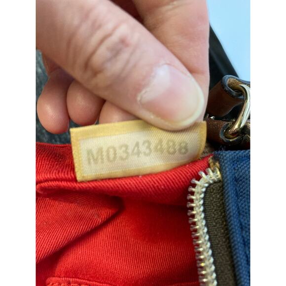 DOONEY & BOURKE SMALL NAVY CANVAS CROSSBODY BAG (ASIS) - Picture 15 of 15